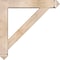 Ekena Millwork Traditional Arts and Crafts Smooth Bracket w/ Offset Brace, Douglas Fir, 5 1/2"W x 28"D x 28"H BKT0604X28X28TRA03SDF - alternate 3